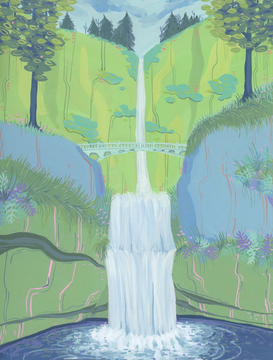 “Multnomah Falls” Original Artwork